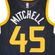 canotta basket uomo nba swingman jersey icon edition 2020 no 45 mitchell donovn utajaz COLLEGE NAVY/SUNDIAL