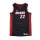 canotta basket uomo nba swingman jersey icon edition 2020 no 22 jimmy butler miahea BLACK/TOUGH RED/SUNDIAL