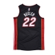 canotta basket uomo nba swingman jersey icon edition 2020 no 22 jimmy butler miahea BLACK/TOUGH RED/SUNDIAL