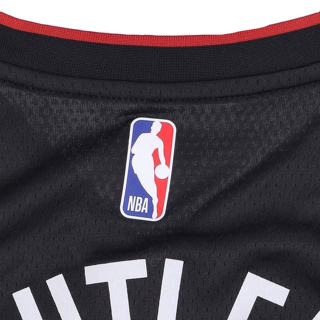 canotta basket uomo nba swingman jersey icon edition 2020 no 22 jimmy butler miahea BLACK/TOUGH RED/SUNDIAL