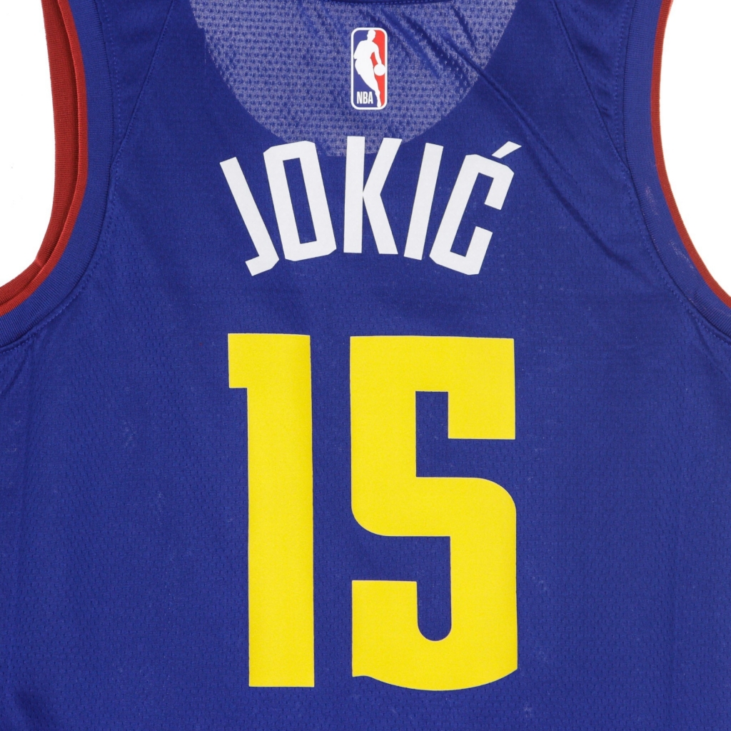 canotta basket uomo nba swingman jersey jordan statement edition 2020 no 15 nikola jokic dennug RUSH BLUE/TEAM CRIMSON