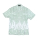 camicia manica corta uomo spray flames bandana shirt GREEN