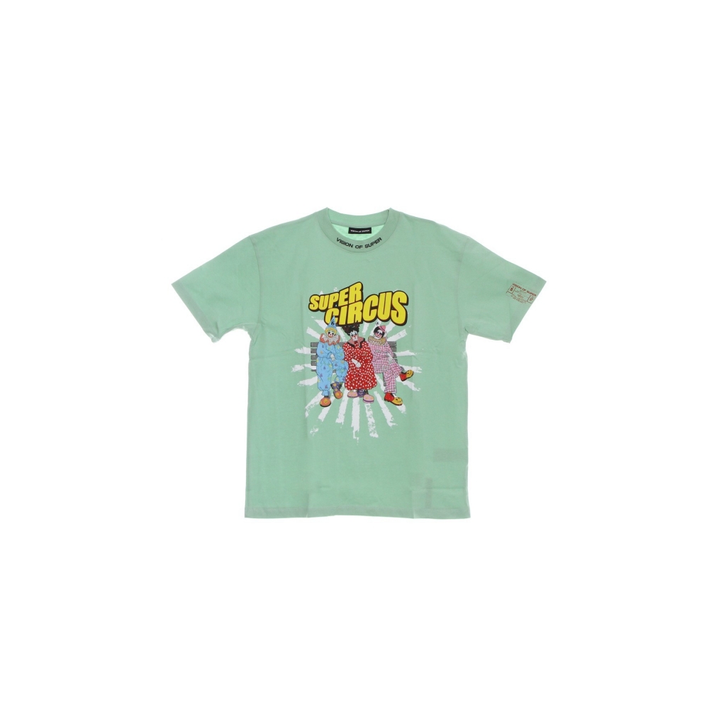 maglietta uomo clowns print tee GREEN