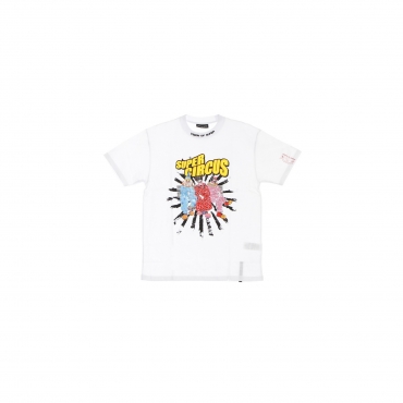 maglietta uomo clowns print tee WHITE