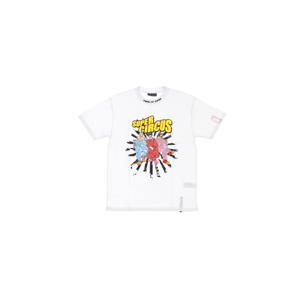 maglietta uomo clowns print tee WHITE