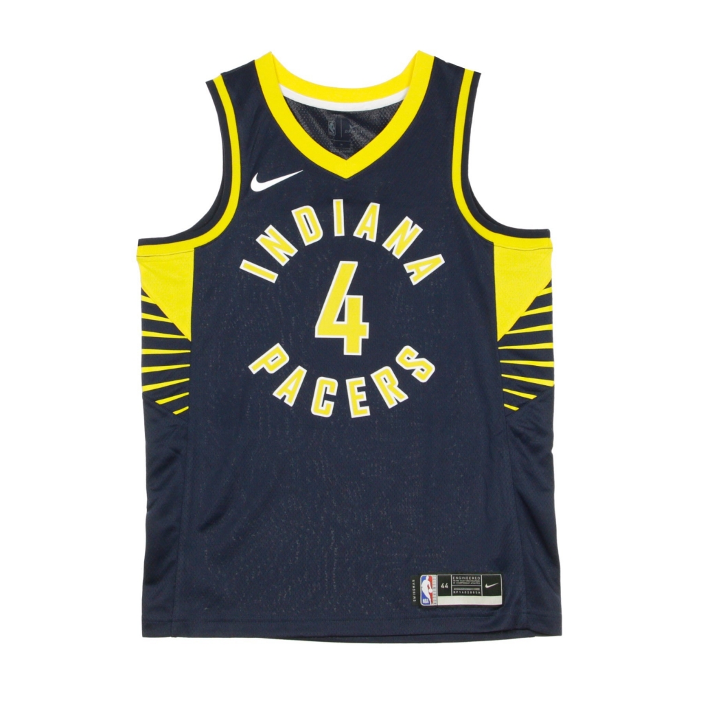 canotta basket uomo nba swingman jersey icon edition 2020 n 4 victor oladipo indpac COLLEGE NAVY/AMARILLO