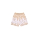 pantalone corto tuta uomo bandana print shorts BEIGE