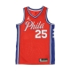 canotta basket uomo nba swingman jersey jordan statement edition 2020 no 25 ben simmons phi76e UNIVERSITY RED