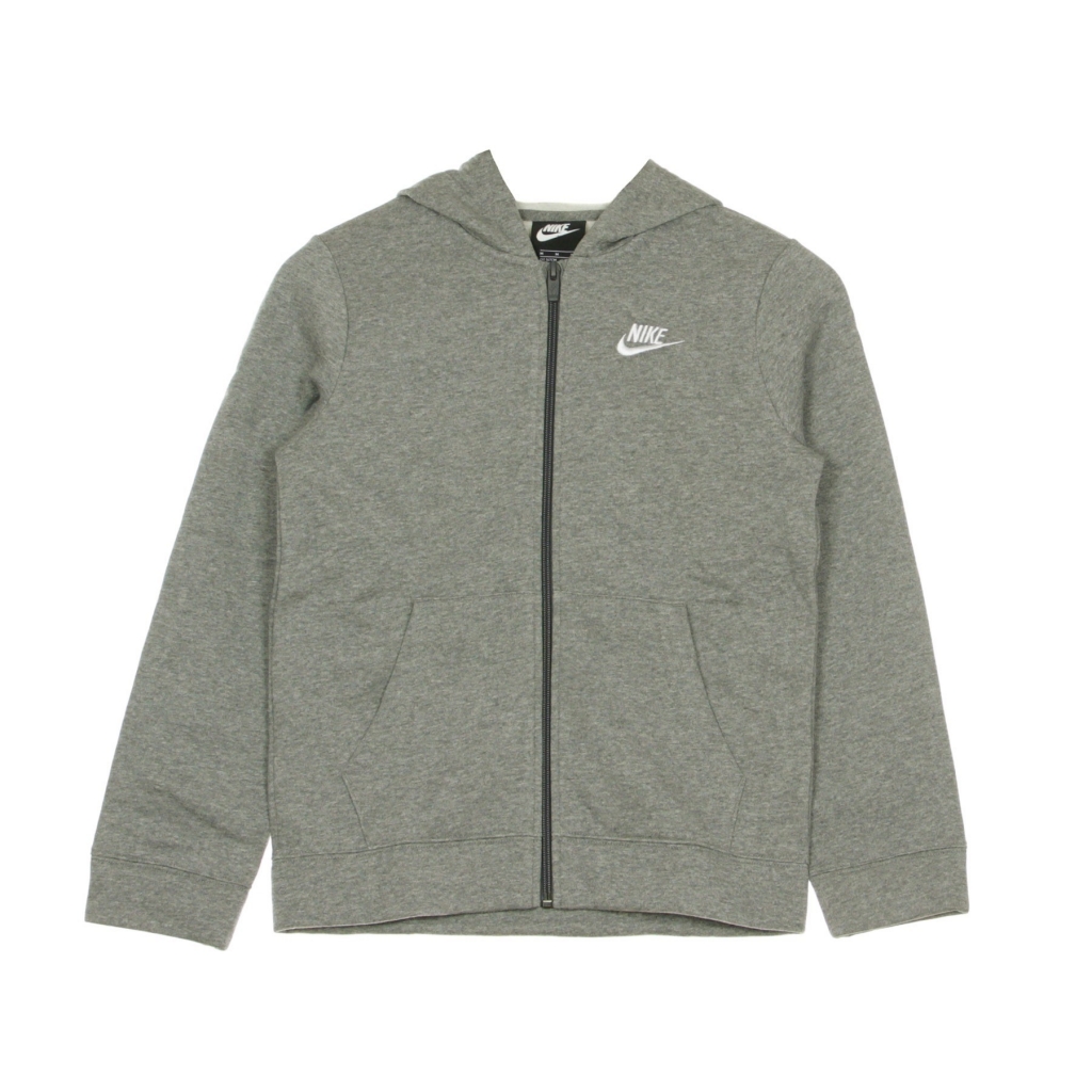 completo tuta ragazzo sportswear core CARBON HEATHER/DARK GREY/WHITE