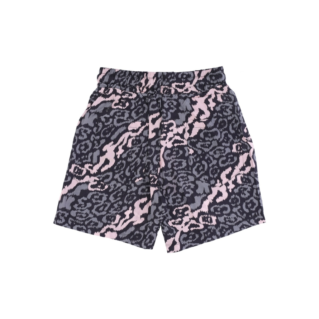 pantaloncino uomo allover leopard shorts PINK/GREY