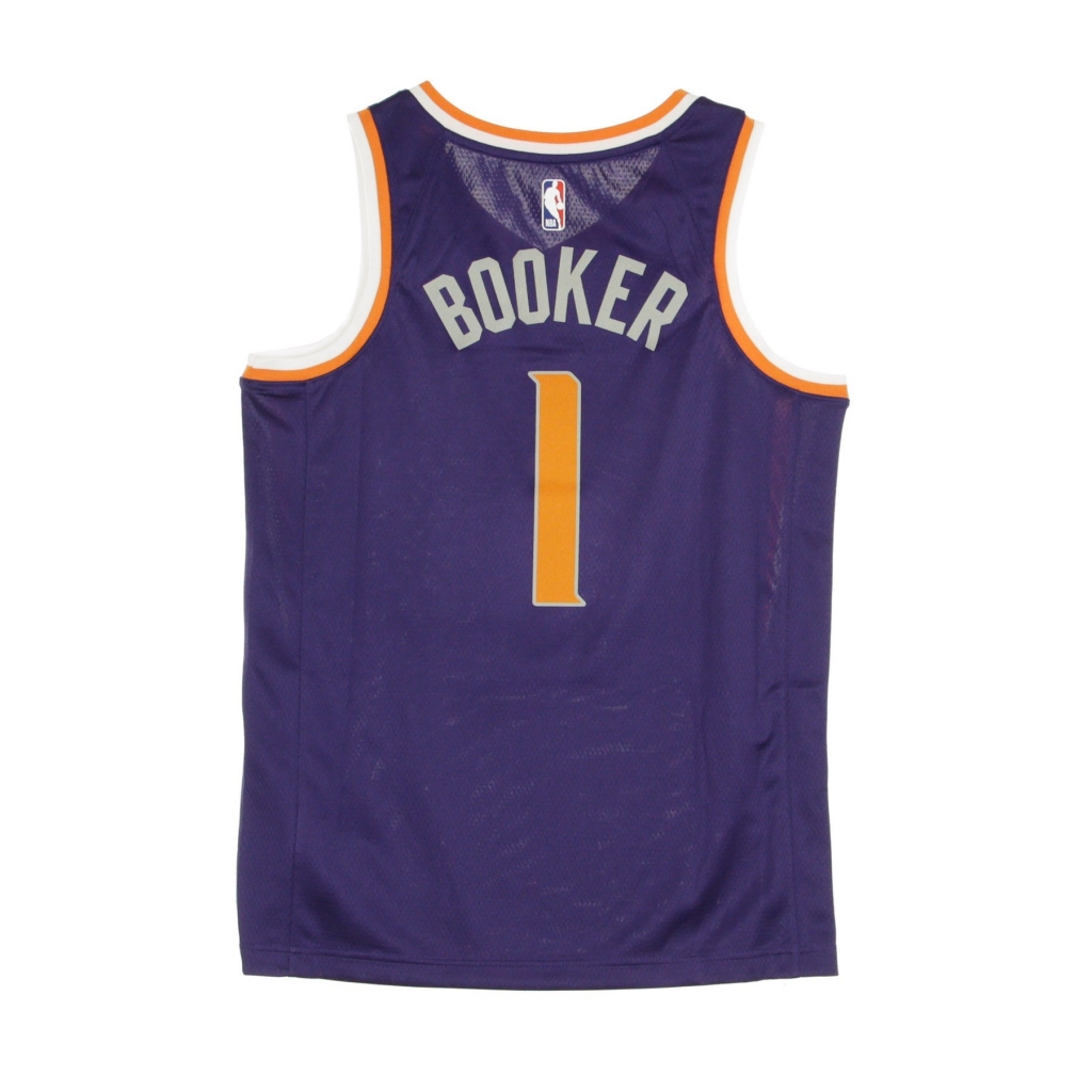 canotta basket uomo nba swingman jersey icon edition 2020 no 1 devin booker phosun NEW ORCHID/WHITE