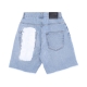 jeans corto uomo coating denim shorts BLUE DENIM