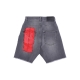 jeans corto uomo red coating denim shorts GREY