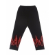 pantalone tuta leggero uomo spray flames pants BLACK/RED