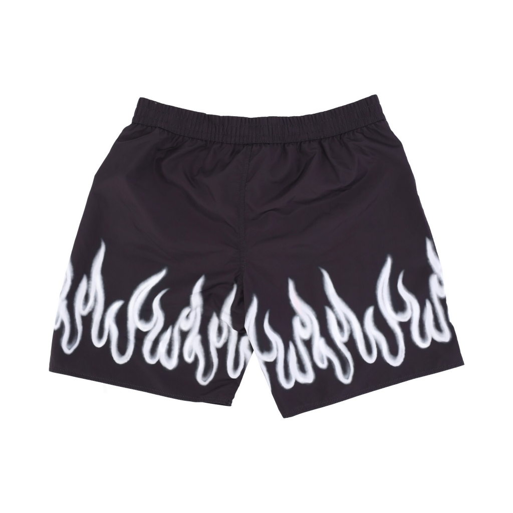 costume pantaloncino uomo spray flames swimwear BLACK/WHITE