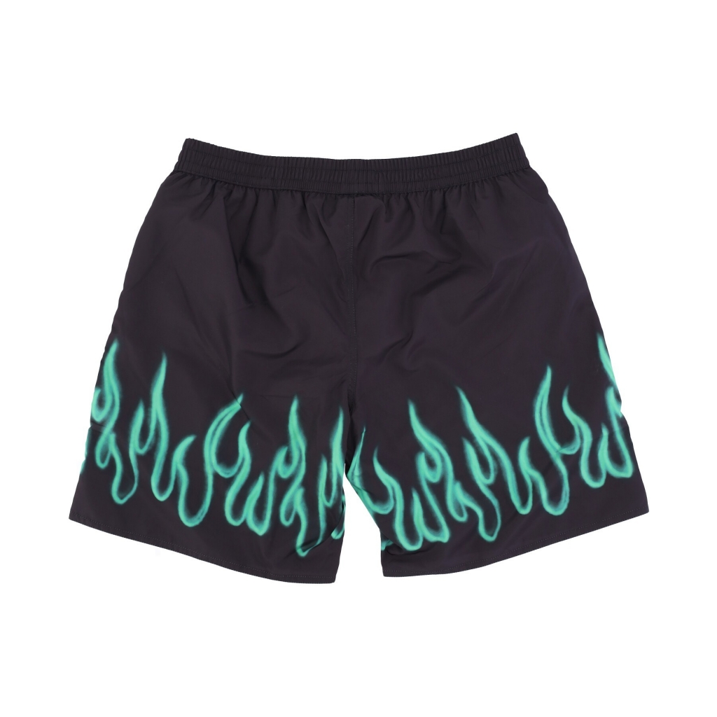 costume pantaloncino uomo spray flames swimwear BLACK/GREEN