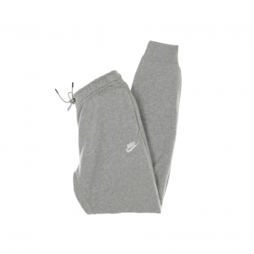 pantalone tuta felpato donna sportswear essential DK GREY HEATHER/WHITE