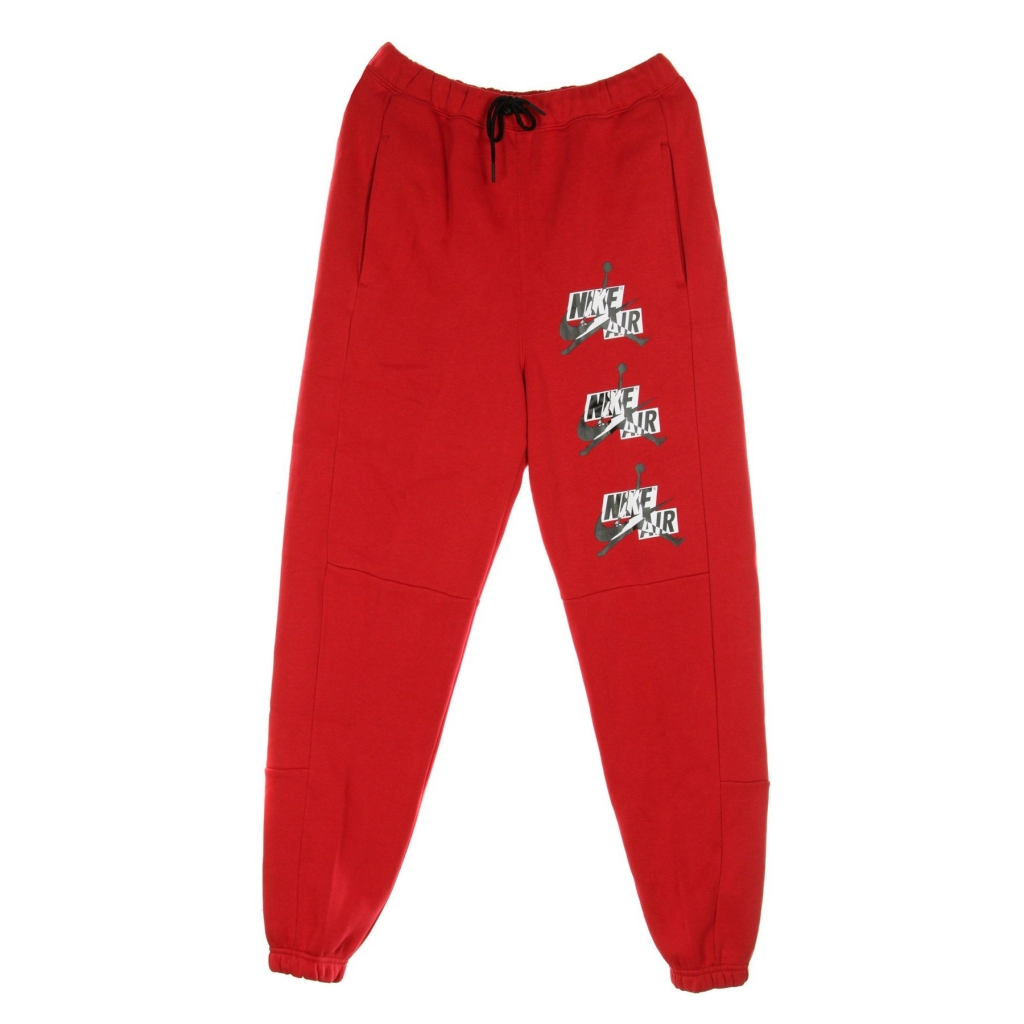 pantalone tuta felpato uomo jumpman classics GYM RED/GYM RED