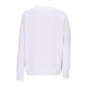 felpa leggera girocollo donna crewneck OPTICAL WHITE