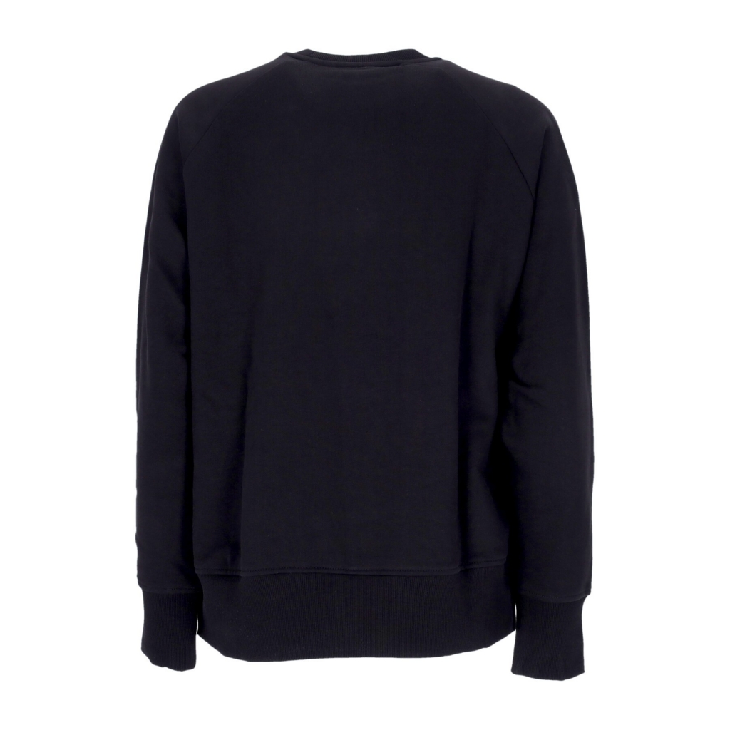 felpa leggera girocollo donna crewneck BLACK