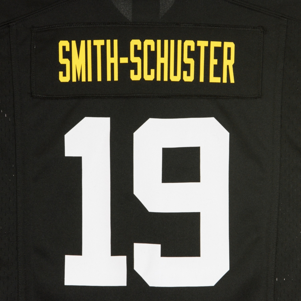 casacca football americano bambino nfl game alternate jersey no19 juju smith-schuster pitste ORIGINAL TEAM COLORS