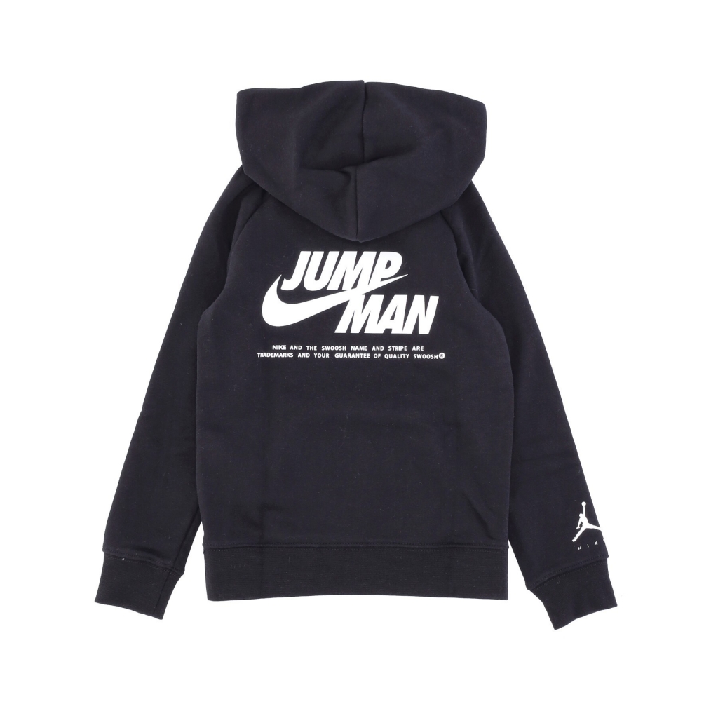 felpa cappuccio bambino jumpman x nike pullover hoodie BLACK