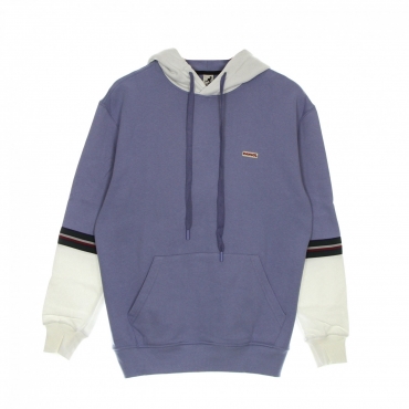 felpa leggera cappuccio uomo heritage taped hoodie ICED LILAC