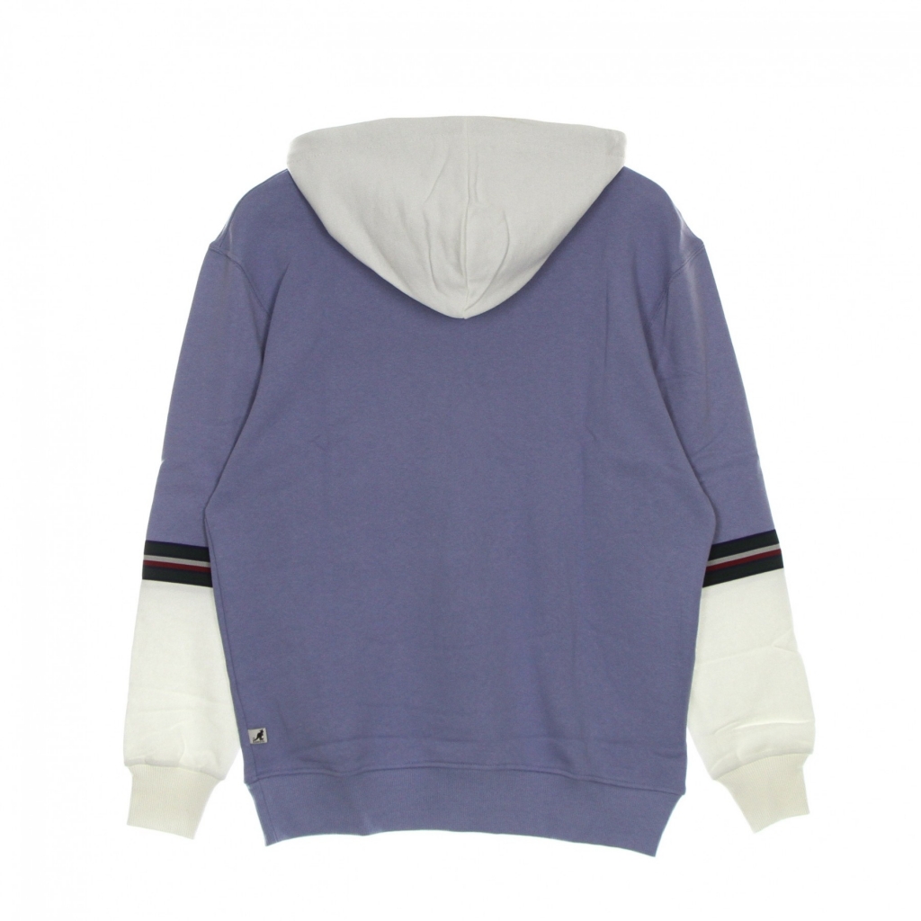 felpa leggera cappuccio uomo heritage taped hoodie ICED LILAC