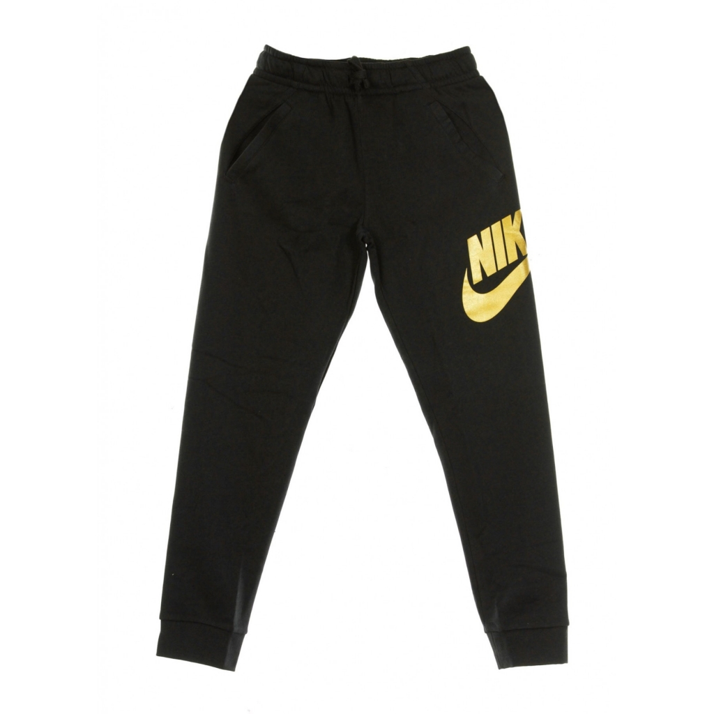 pantalone tuta felpato ragazzo sportswear club fleece BLACK/METALLIC GOLD