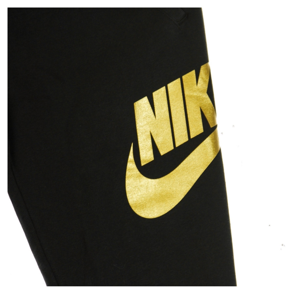 pantalone tuta felpato ragazzo sportswear club fleece BLACK/METALLIC GOLD