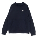 felpa cappuccio uomo club hoodie pullover basketball MIDNIGHT NAVY/MIDNIGHT NAVY/WHITE