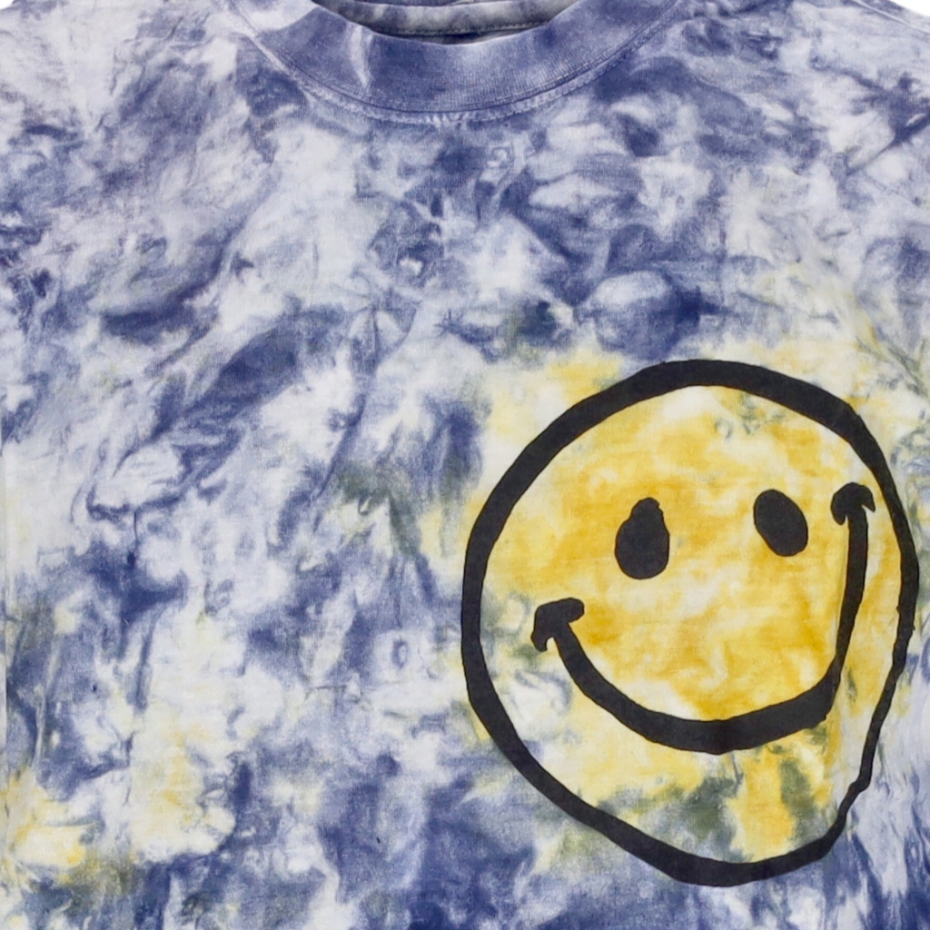 maglietta uomo sun dye tee x smiley YELLOW/BLUE TIE DYE