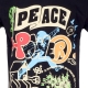 maglietta uomo peace and power tee BLACK