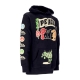 felpa cappuccio uomo peace and power hoodie BLACK