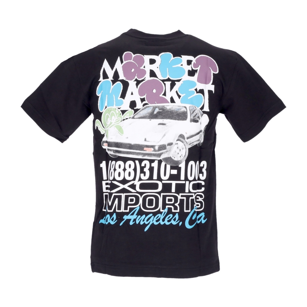 maglietta uomo market exotic automobile tee BLACK