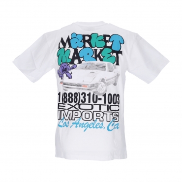 maglietta uomo market exotic automobile tee WHITE