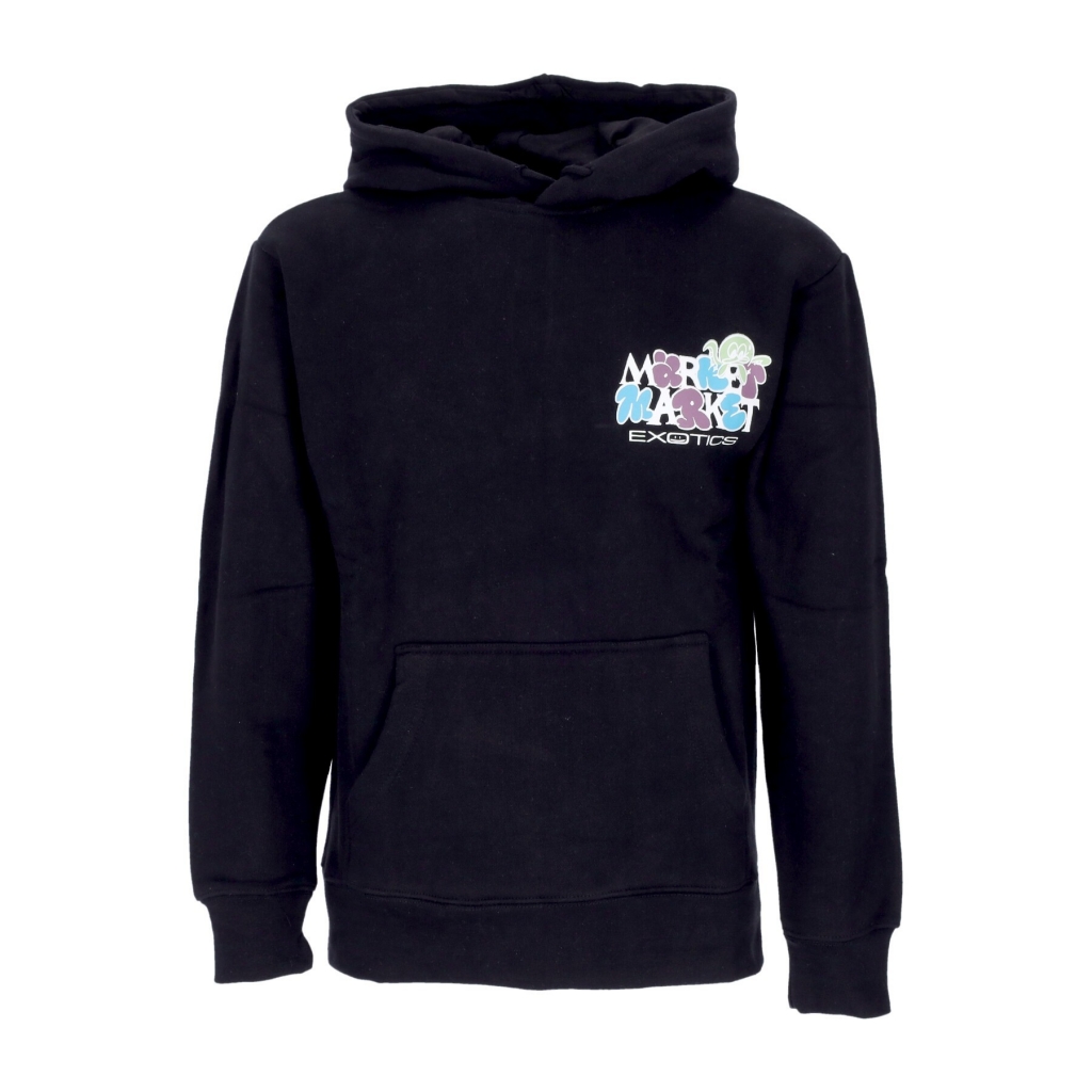 felpa cappuccio uomo market exotic automobile hoodie BLACK