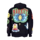 felpa cappuccio uomo start within stars hoodie x smiley BLACK