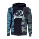 felpa cappuccio uomo killing the game glow in the dark hoodie DARK TIE DYE