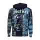 felpa cappuccio uomo killing the game glow in the dark hoodie DARK TIE DYE