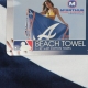 asciugamano uomo mlb beach towel atlbra ORIGINAL TEAM COLORS