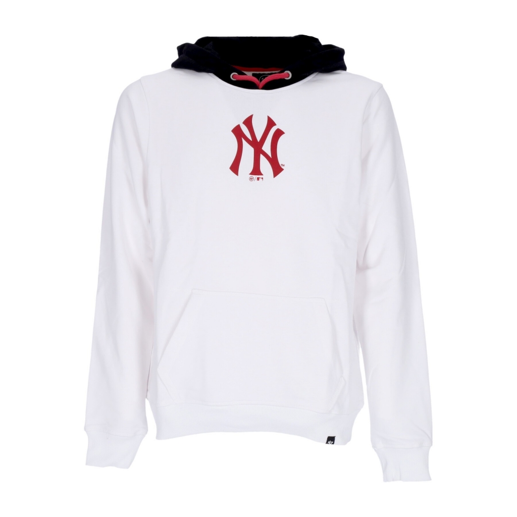 felpa leggera cappuccio uomo mlb helix hood neyyan WHITE/BLACK/RED