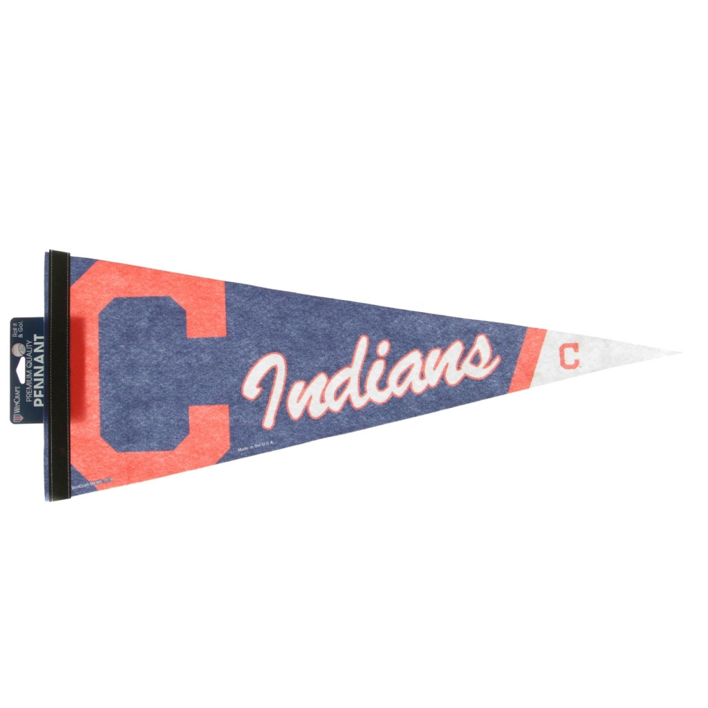 bandierina uomo mlb premium pennant cleind ORIGINAL TEAM COLORS