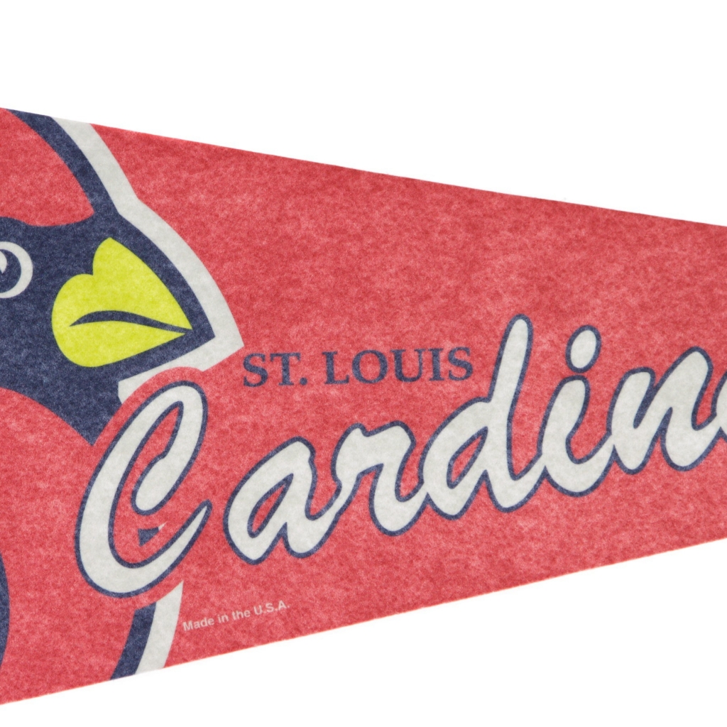 bandierina uomo mlb premium pennant stlcar ORIGINAL TEAM COLORS