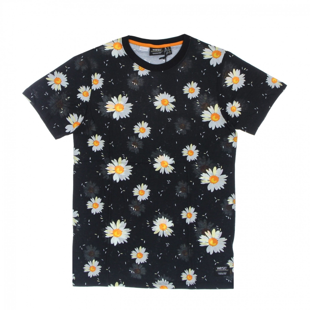 maglietta uomo max daisy aop tee BLACK