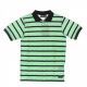 polo manica corta uomo antartic ombre mini stripes polo GREEN