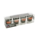 bicchiere uomo nfl 4 shot glasses set clebro ORIGINAL TEAM COLORS