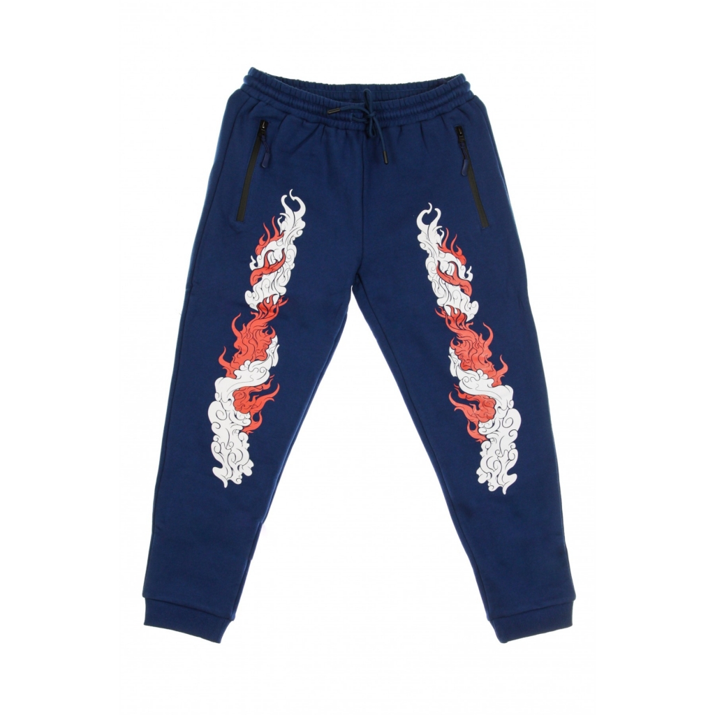 pantalone tuta felpato donna akira pant NAVY