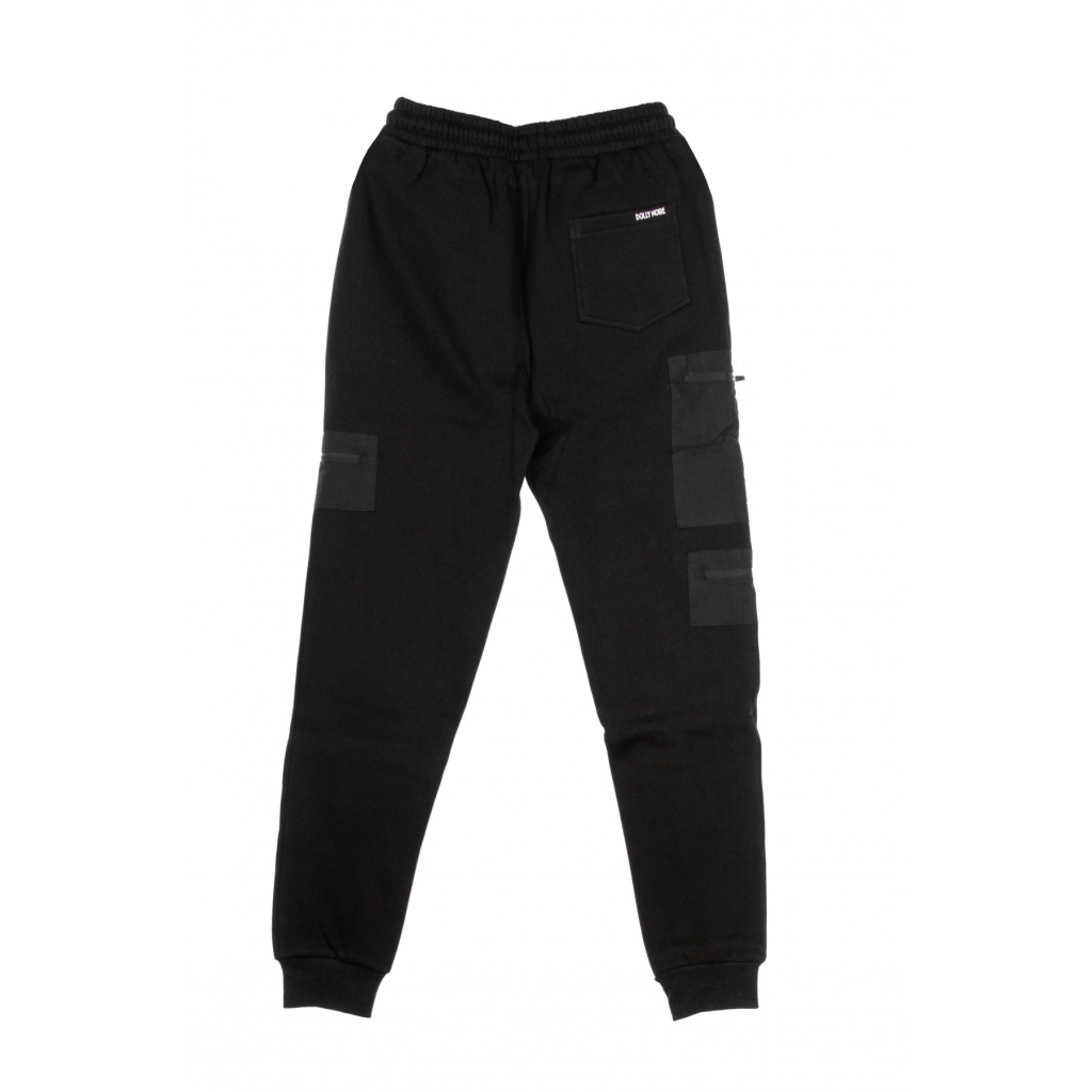 pantalone tuta felpato uomo special pocket jogger BLACK