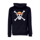 felpa leggera cappuccio uomo luffy skull sweatshirt hoodie BLACK